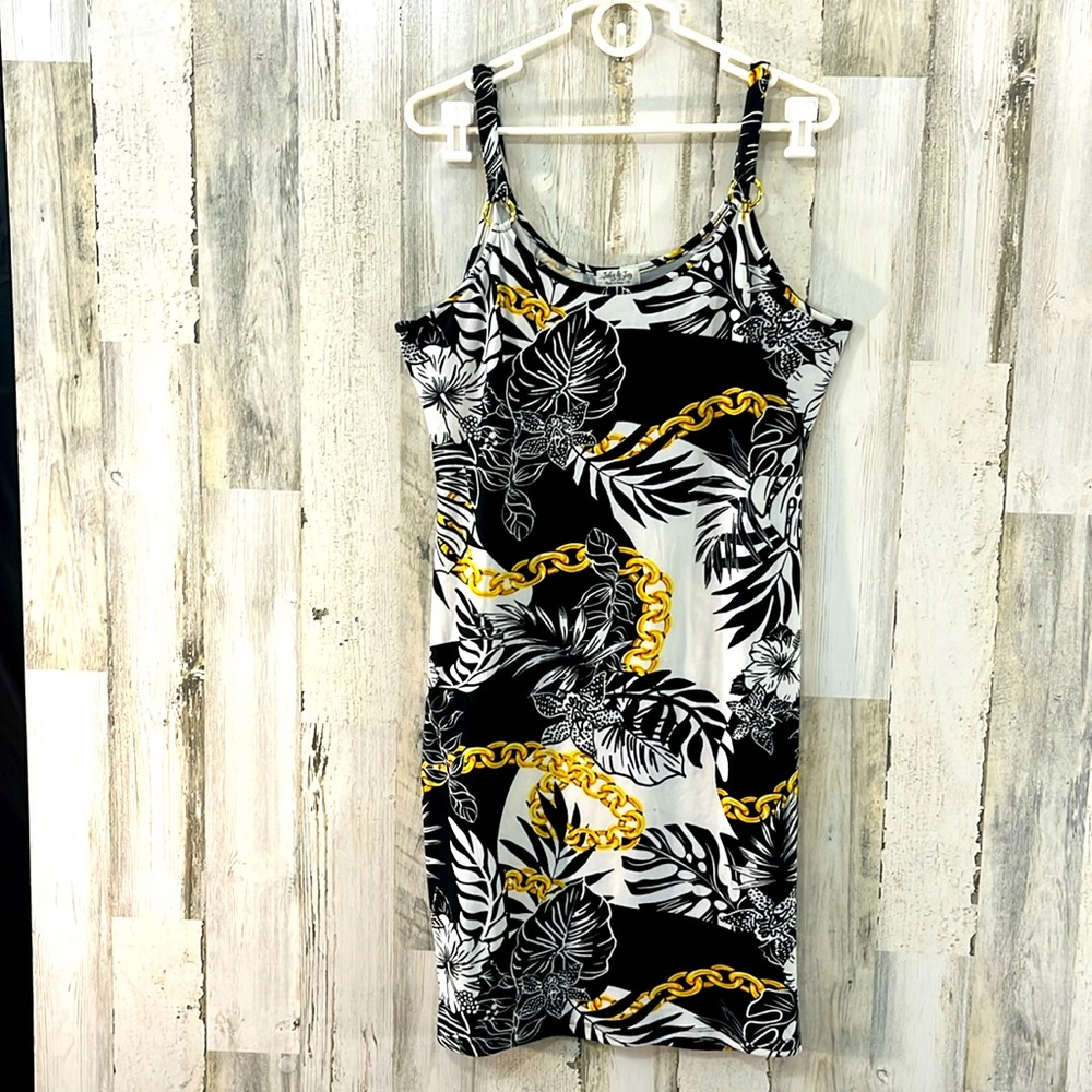 Jolie & Joy 1X Tank style dress with grommets Luxury Vibes Stretchy
